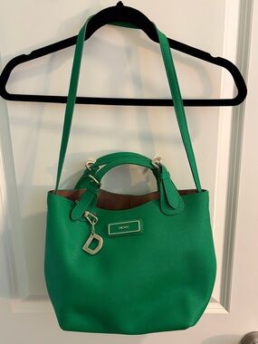 DKNY green purse